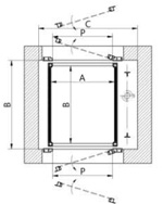 Swing Door (180°Entry) D Type