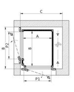 Swing Door (90°Entry) C Type